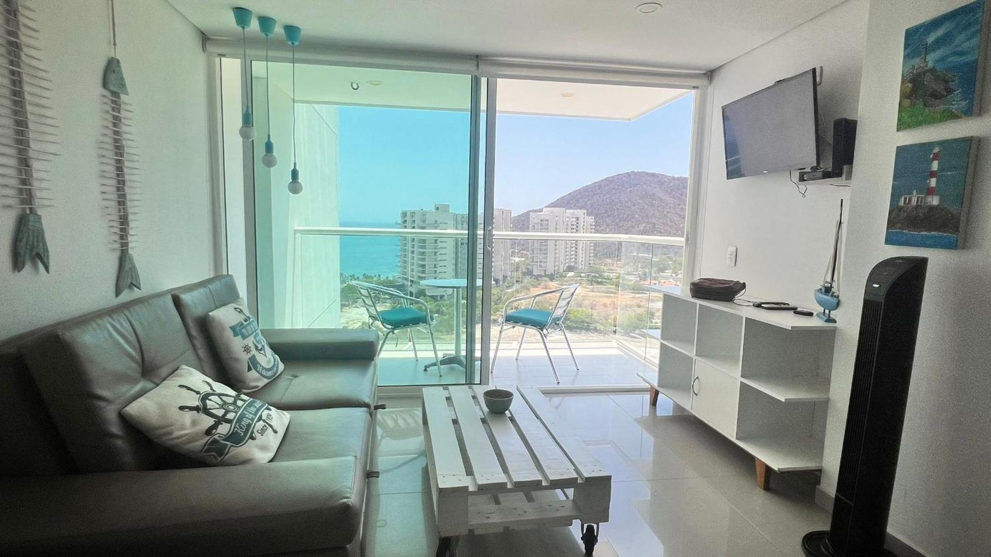 Edificio Areia En Pozos Colorados, Apto 2 Habitaciones 2 Banos 산타마르타 외부 사진