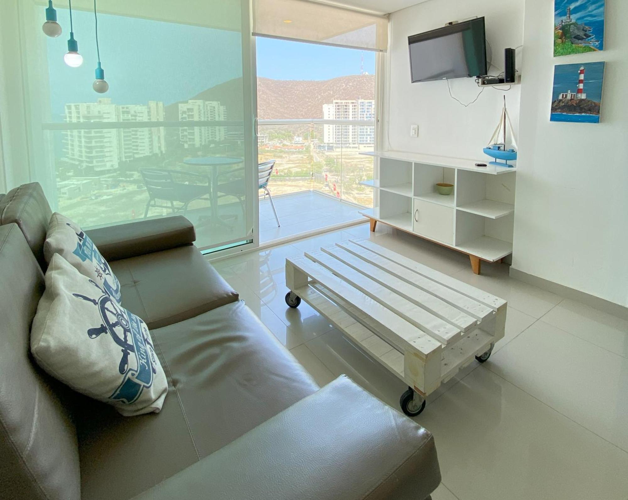 Edificio Areia En Pozos Colorados, Apto 2 Habitaciones 2 Banos 산타마르타 외부 사진